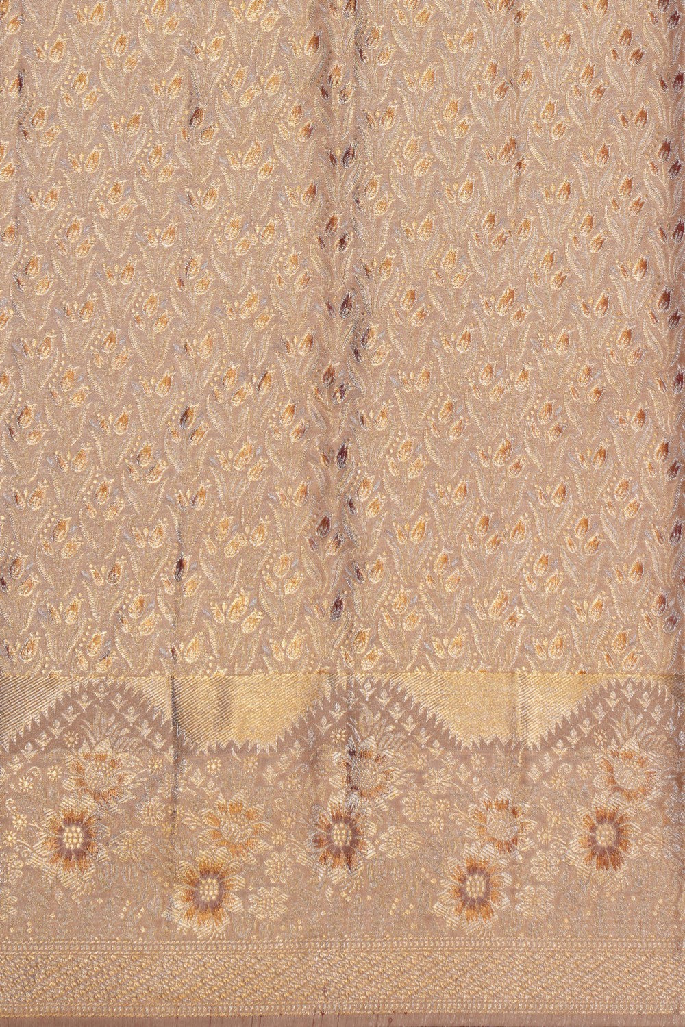 Image of Kanchipattu Tissue Brocade Maroon Saree